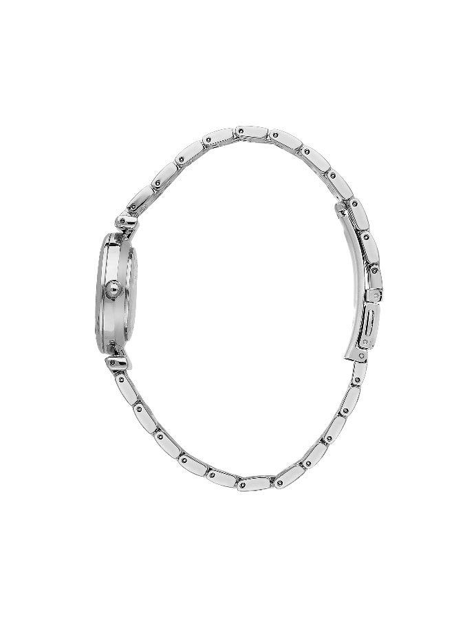 B&G Women's Blue Round Analog Dial with Silver Alloy Band Watch - 28mm - R3853302512 - Image 3
