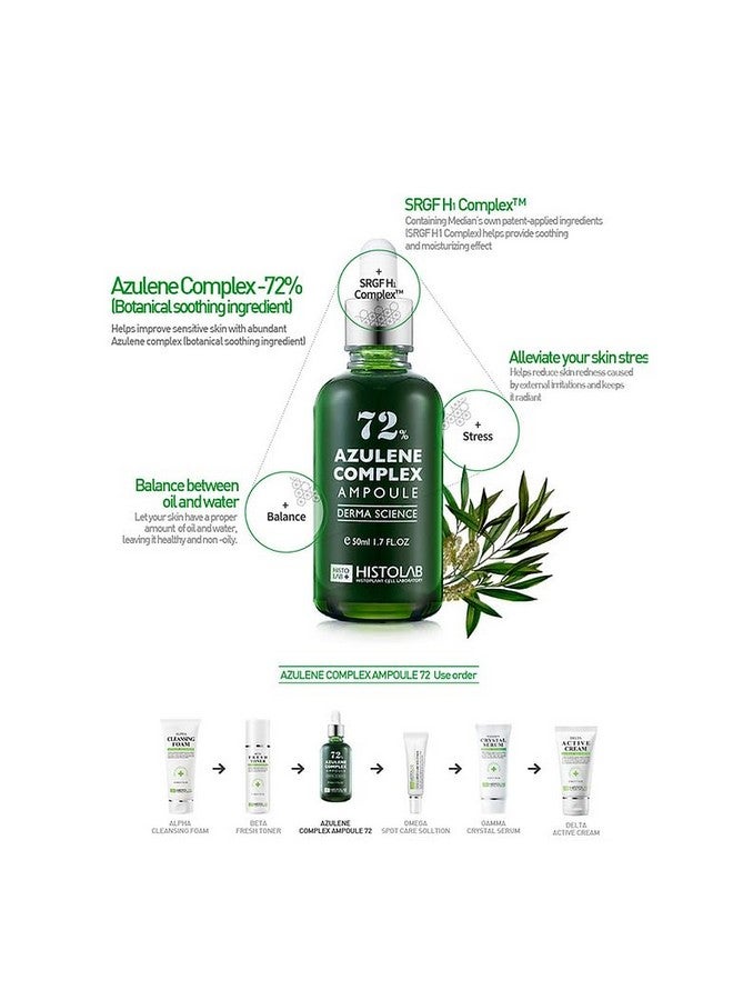 histolab 72% Azulene Complex Ampoule Skincare Acne Made In Korea - Image 5
