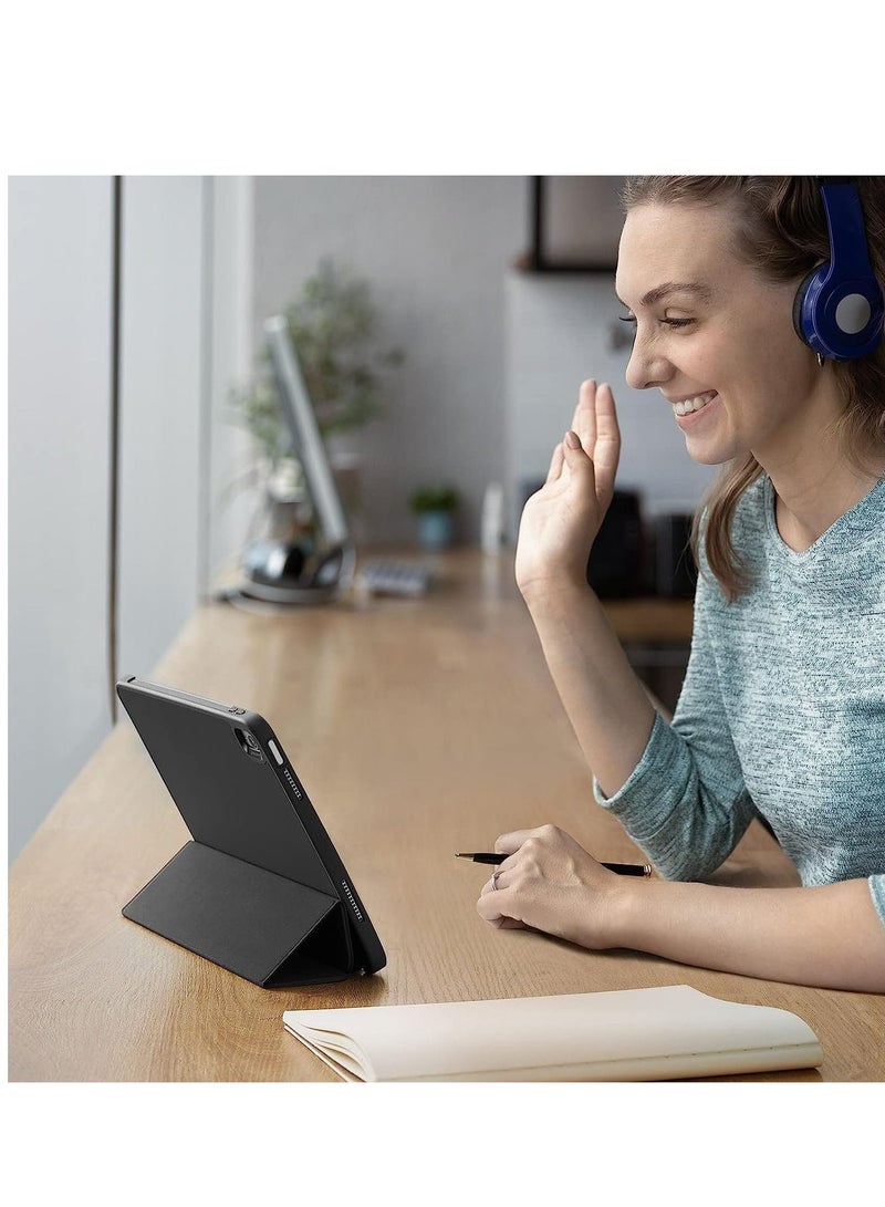 GENNEXT Protective Soft TPU Smart Trifold Stand with Pencil Holder Case Cover For iPad 10th Generation 10.9 Inch (2022) - Image 4