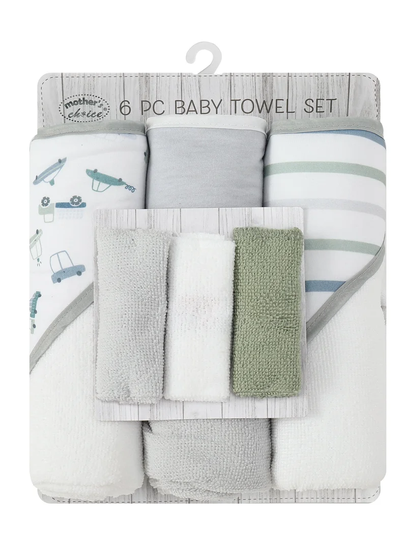 IKKXA Hooded Towel 3pk and face cloth 3pk IT4356