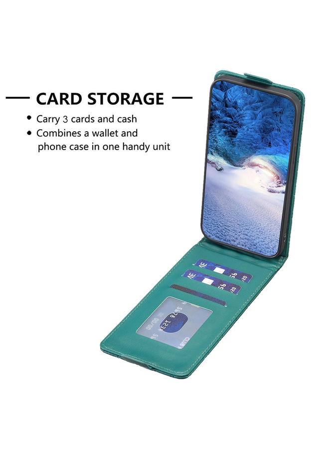 اس-توب جراب لهاتف Samsung Galaxy S23+ 5G جراب هاتف جلدي شبكي ماسي قابل للطي عموديًا - Image 5