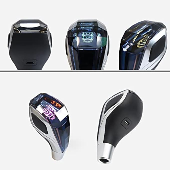 rayihni Touch Activated Ultra LED Light Illuminated LED Shift Knob Gear Shifter Fits for Most Cars with ButtonLess Operated Shifter - Image 2
