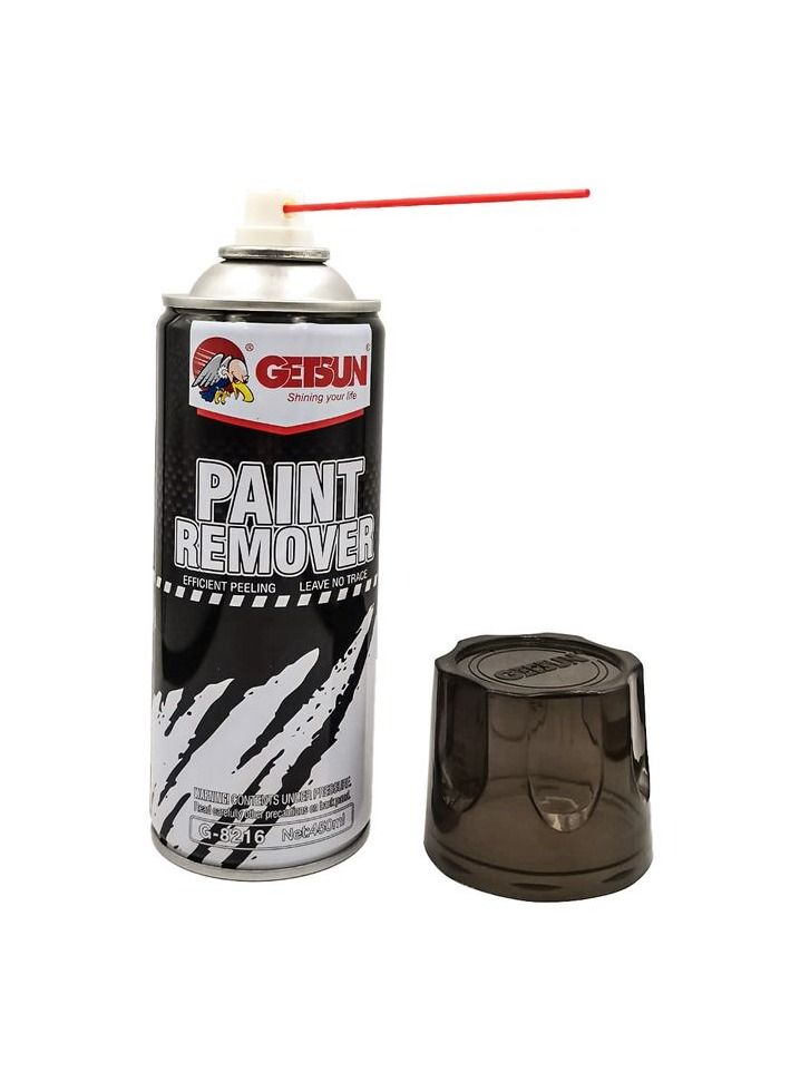 GETSUN Paint Remover Spray, Fast Acting Paint Stripper for Metal, Wood & Surfaces, Easy Spray-On Paint Removal - Image 3