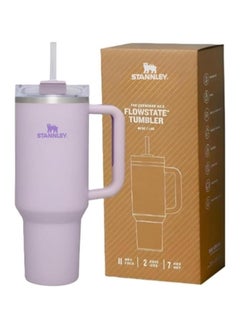 ستانلي كوب Stanley Quencher H2.O FlowState™ سعة 40 أونصة كوارتز 2.0  - Image 1