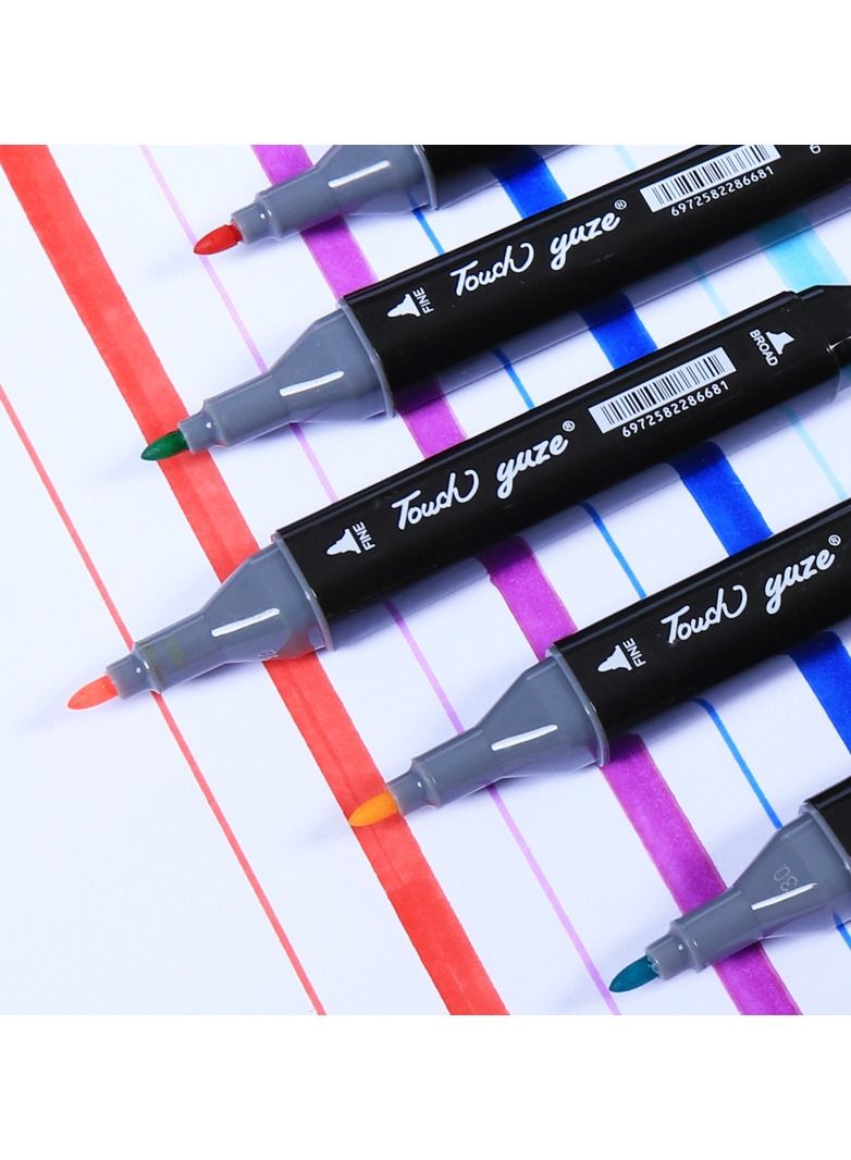 Generic 30 Color Pen Drawing Set Student Double-ended Marker Pen - Image 2