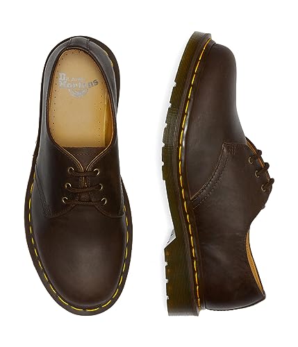 Dr Martens Dr. Martens Unisex 1461 Oxford, Dark Brown Crazy Horse, 15 US Women / 14 US Men - Image 3