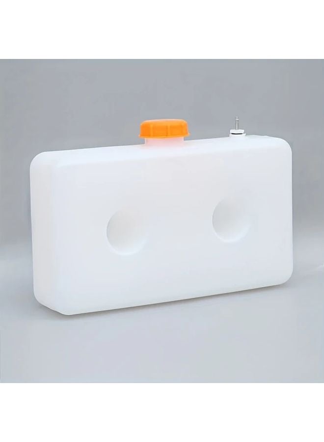 1pc 1 85gal White Thickened Plastic Car Fuel Tank With Automatic Engine Warmer - Image 1