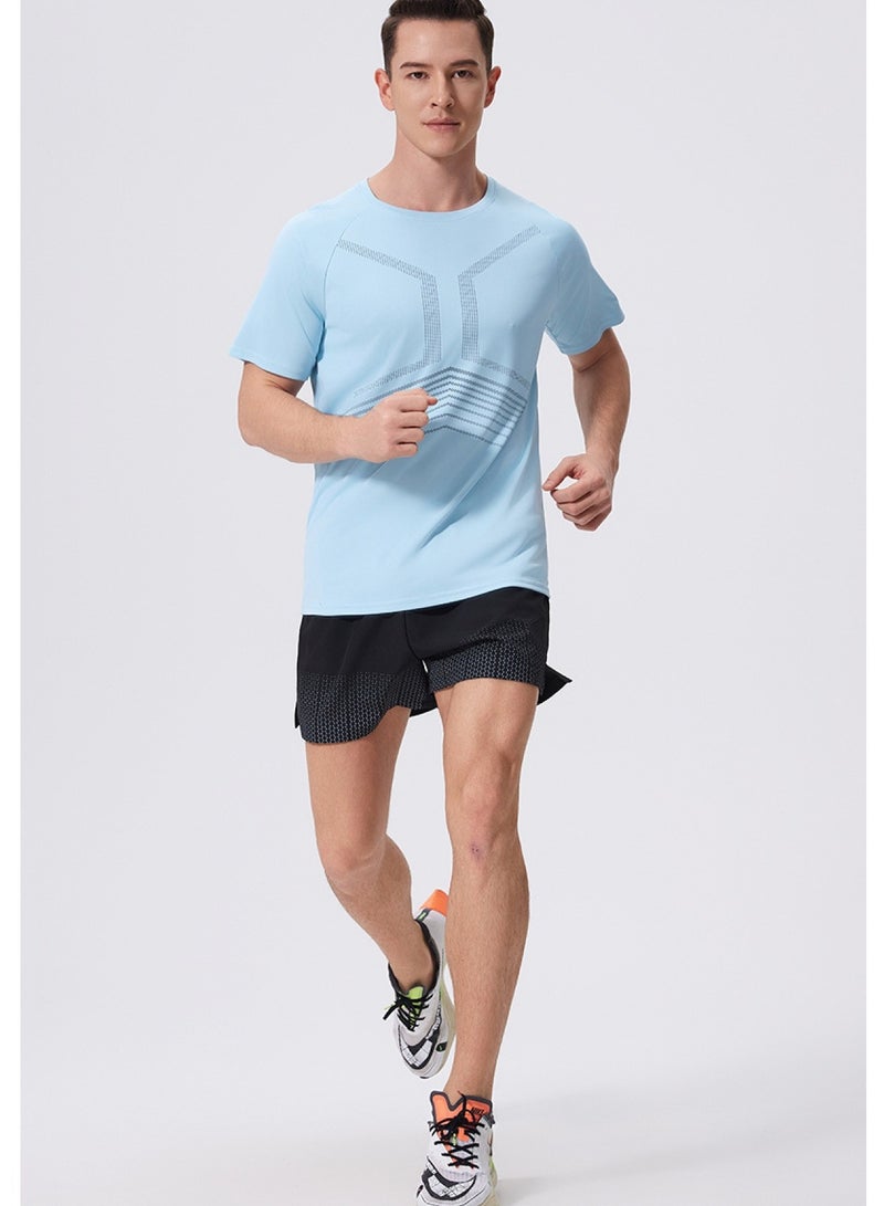 luluesses Quick drying t-shirt for men  Breathable Gym clothes Stylish  - Image 3