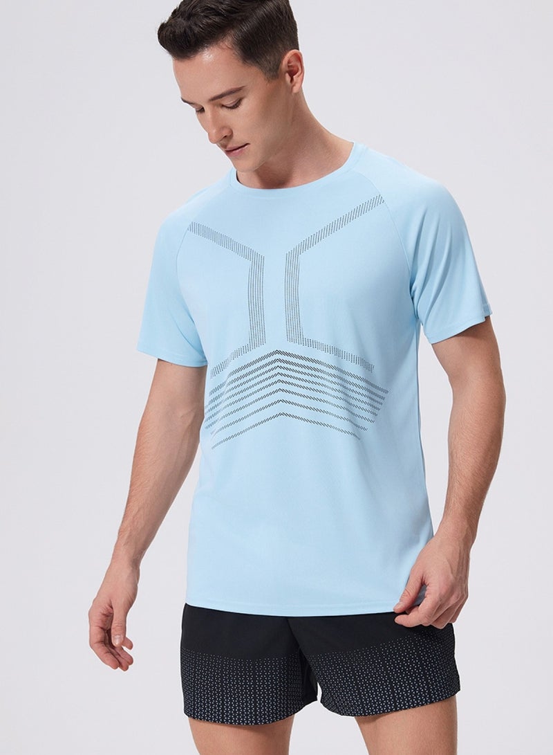 luluesses Quick drying t-shirt for men  Breathable Gym clothes Stylish  - Image 1