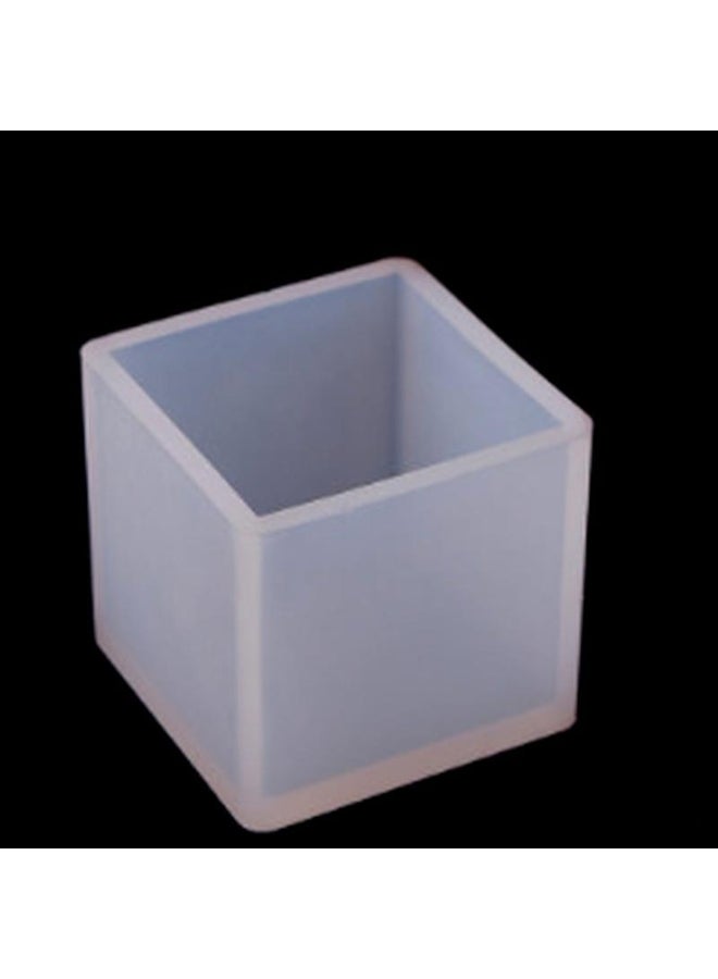 1PC 6 Size 20/25/35/40/50/60mm Mould Transparent Silicone Square Mold Epoxy Resin Molds for DIY Jewelry Making Tools - Image 1