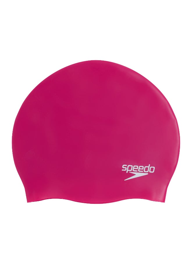 speedo Plain Moulded Silicone Swimming Cap  - Image 1