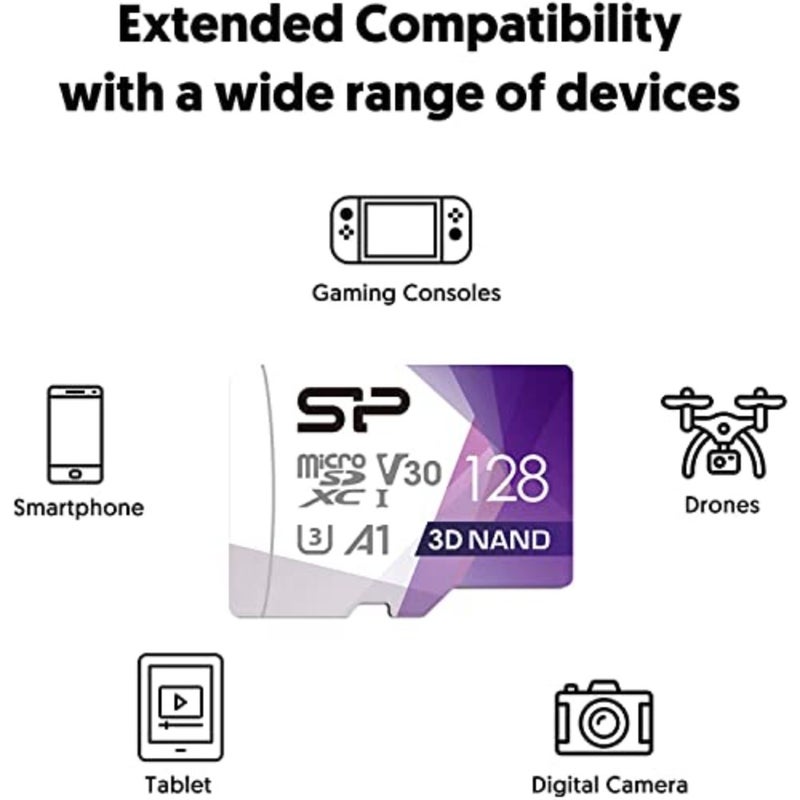 Micro SD Card U3 SDXC Up to 100MB/s High Speed Memory Card for Cams, DJI Pocket and Drones - Image 3