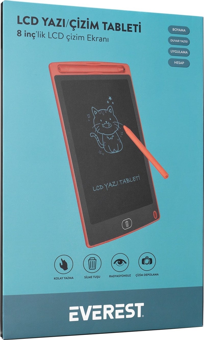 EV-DY100 Red One-Click Erase Digital Blackboard