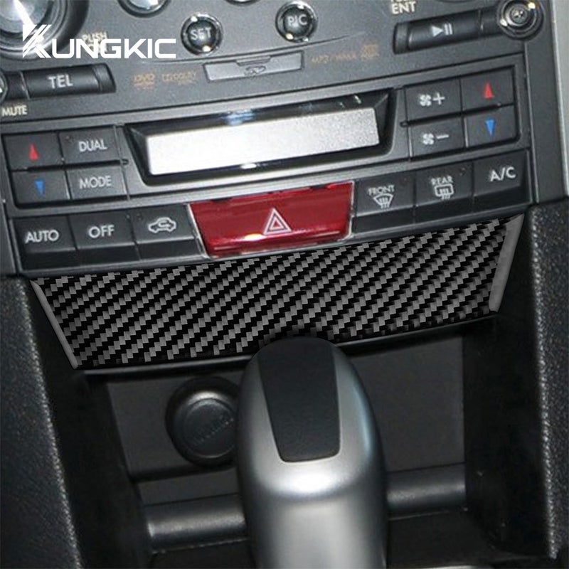 Real Soft Carbon Fiber Sticker For Subaru Legacy Outback 2010 2011 2012 2013 2014 LHD RHD Car Cigarette Lighter Panel Trim - Image 3