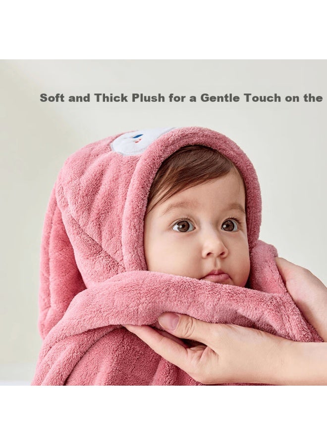 Lemonkid Lemon Baby Kids Hooded Towel Cape Bathrobe Baby Bathrobe Absorbent Magic Triceratops Green - Image 3