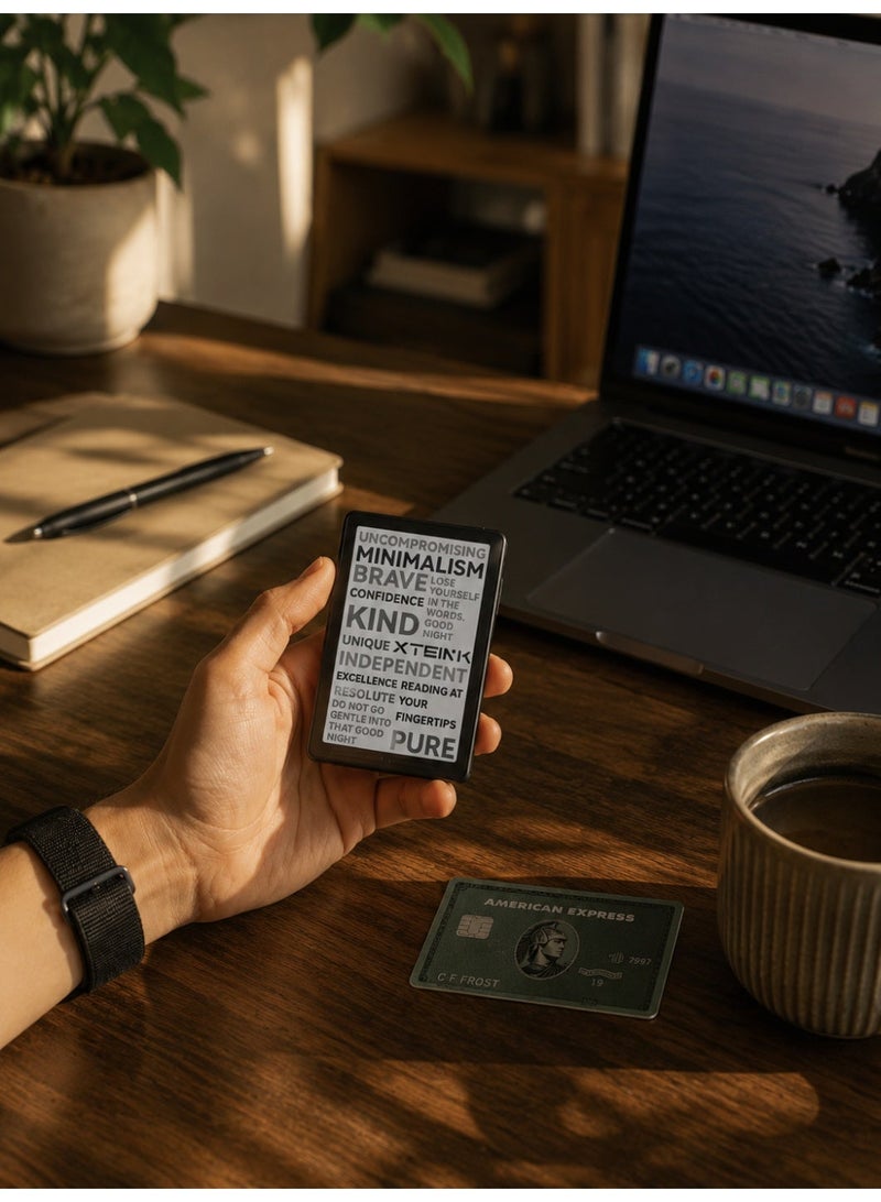 اكستينك قارئ كتب إلكترونية بشاشة حبر إلكتروني مقاس 3.7 بوصة من XTEINK X3 Reading ، محمول فائق النحافة، بذاكرة داخلية 16 جيجا بايت قابلة للتوسيع - Image 4