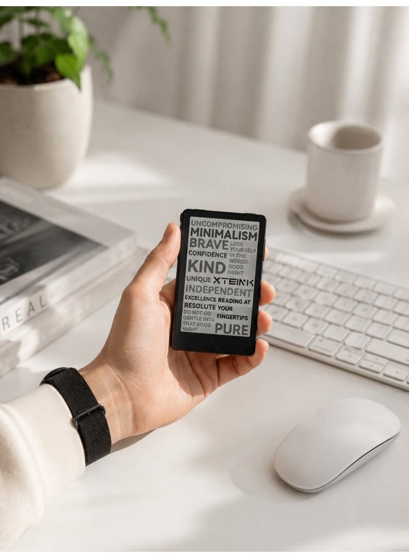 اكستينك قارئ كتب إلكترونية بشاشة حبر إلكتروني مقاس 3.7 بوصة من XTEINK X3 Reading ، محمول فائق النحافة، بذاكرة داخلية 16 جيجا بايت قابلة للتوسيع - Image 5