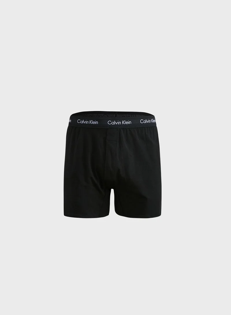 CALVIN KLEIN 2 Pack Logo Band Trunks