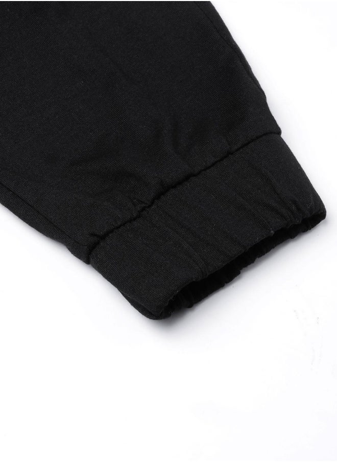 Hubberholme بنطال رياضي نسائي قصير بقصّة Slim Fit باللون الأسود  - Image 3