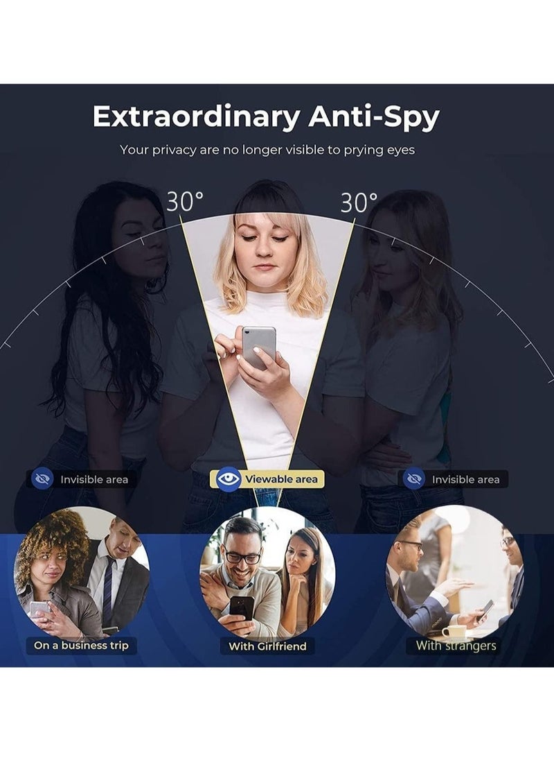 vesus Samsung Galaxy A33 5G Privacy Glass Screen Protector Anti-Spy Tempered Glass Film 9H Hardness Scratch Resistant Bubble Free Glass Screen Protector - Image 4