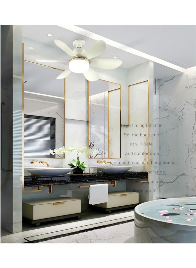 Socket Fan Light with Remote, Screw Ceiling Fans with Lights, E27 Base Light Bulb Fan, 3 Colors 3000K-6500K Dimmable Socket Fan with Light for Garage, Bathroom, Bedroom, Kitchen - Image 5