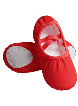 Children's Lace Up Free Dance Shoes Soft Soled Ballet Shoes Canvas Toe Caps - pzsku/ZFC32CEB89B25B76C8D6FZ/45/_/1714038376/1a7979b3-6051-42d0-9ce6-68934c4a4642