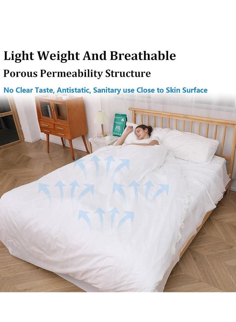 Disposable Bed Sheets with 1 Quilt Cover, 1 Pillowcase, 1 Sheet for Hotel Trip for SPA, Travel, Hotel, Business Trip  - Image 2
