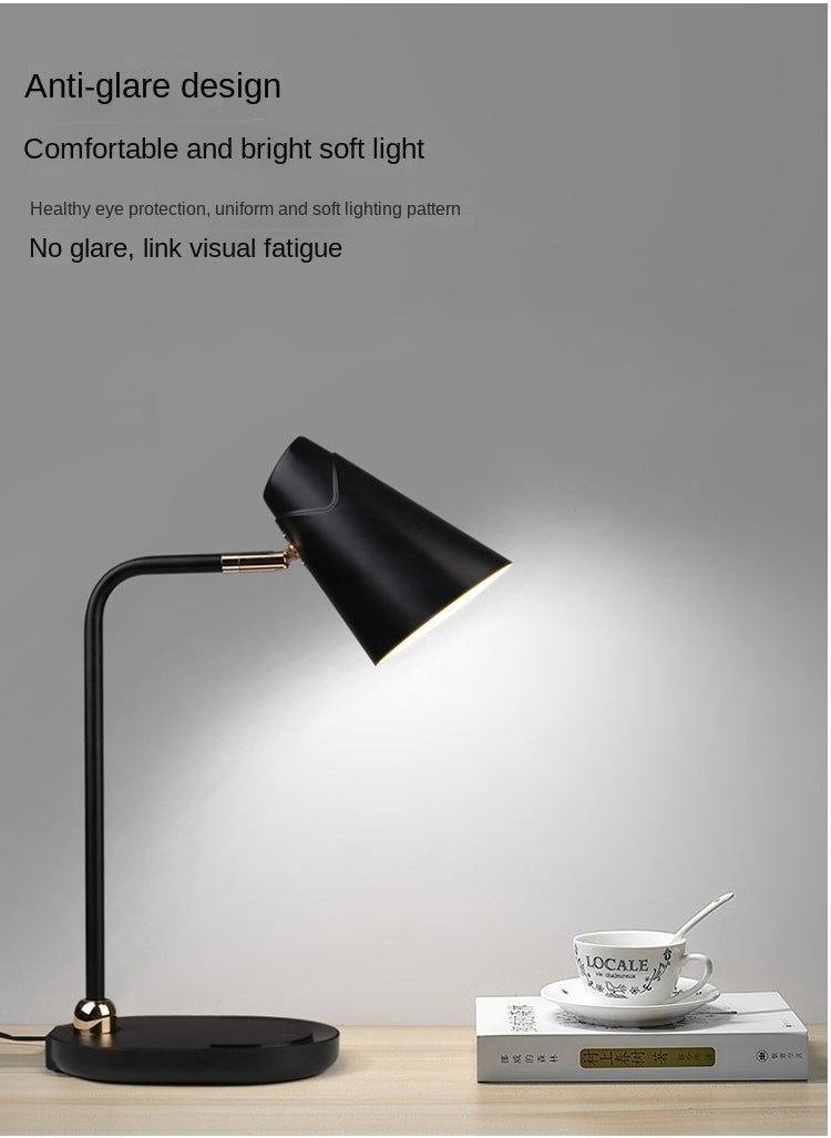 Generic - LED adjustable three-color light student dormitory desk lamp - Image 1