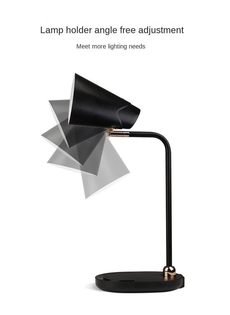 Generic - LED adjustable three-color light student dormitory desk lamp - Image 1