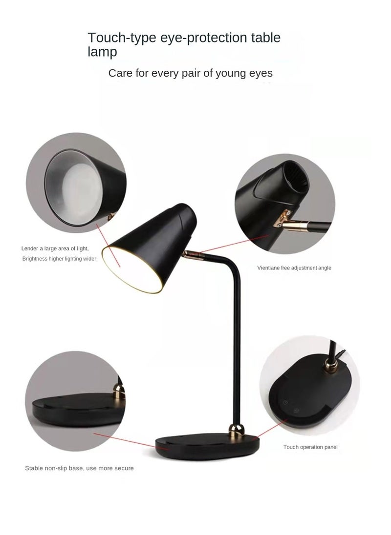 Generic - LED adjustable three-color light student dormitory desk lamp - Image 1