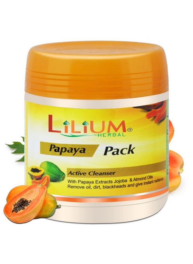 Lilium Herbal Papaya Active Cleanser Pack 500 Ml  - Image 1