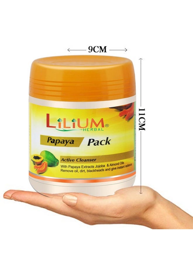 Lilium Herbal Papaya Active Cleanser Pack 500 Ml  - Image 5