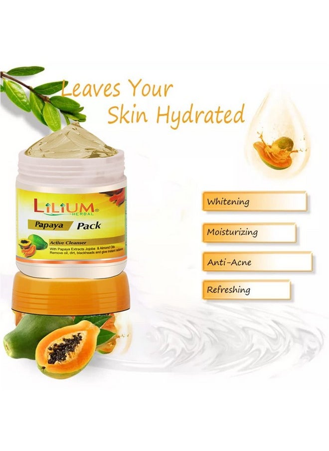 Lilium Herbal Papaya Active Cleanser Pack 500 Ml  - Image 2
