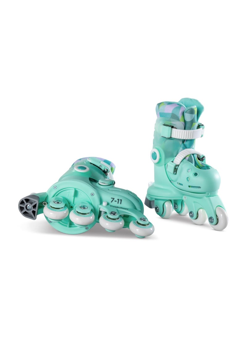 Yvolution Y-Volution Twista Skates - Teal  - Image 3