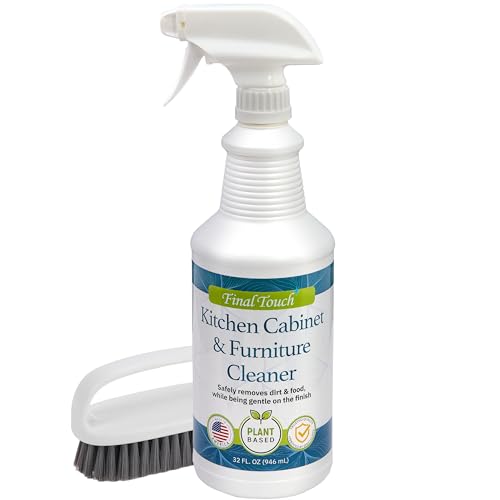 Final Touch Kitchen Cabinet Cleaner, Plant Based Everyday Cleaning Solution for Cabinets, 32 fl oz - Image 1