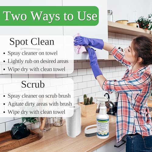 Final Touch Kitchen Cabinet Cleaner, Plant Based Everyday Cleaning Solution for Cabinets, 32 fl oz - Image 5