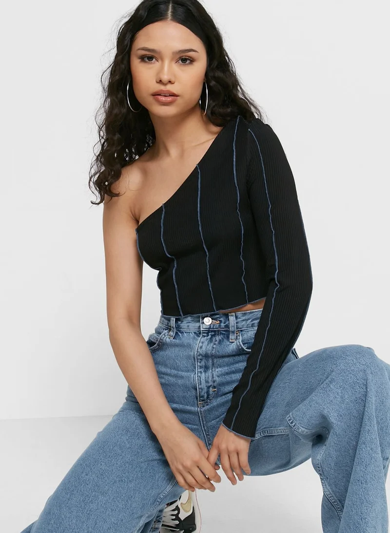 TOPSHOP One Shoulder Top