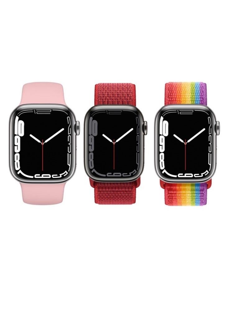 Perfii - 3pcs Apple Watch Strap 42/41/40/38mm Replacement for Apple Watch Series 10/9/8/7/6/5/4/SE - Image 1