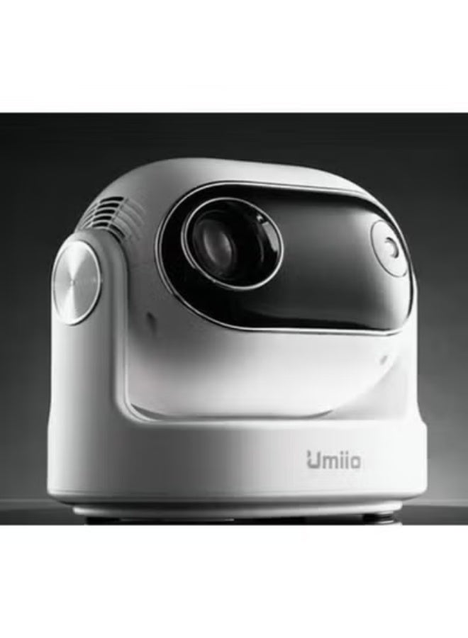 Umiio U30 Smart Projector – 1080P Full HD, 4K Supported, 180° Adjustable Lens, WiFi 6 & Bluetooth Connectivity, Portable LED Projector for Home Theater & Outdoor Movies, HDMI/USB/Audio – With Remote Control - Image 2