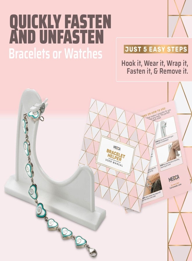 MEDca Bracelet Helper Tool to Put on Jewelry Yourself - Easy-to-Use Bracelet Clasp Helper for Costume, Fine Jewelry & Watches - Portable Jewelry Fastener Assistance Tool - Gift for Women - Image 4