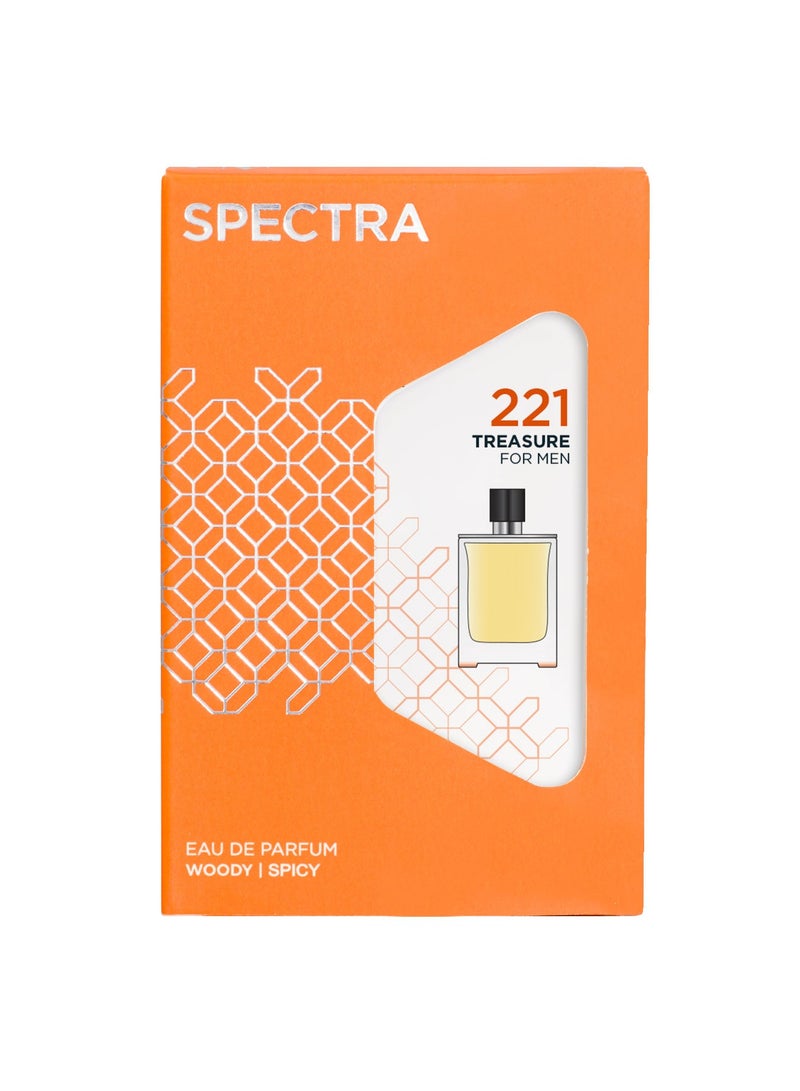 سبكترا بوكيت 221 عطر تريجر او دي بارفيوم للرجال - 18مل - Image 3