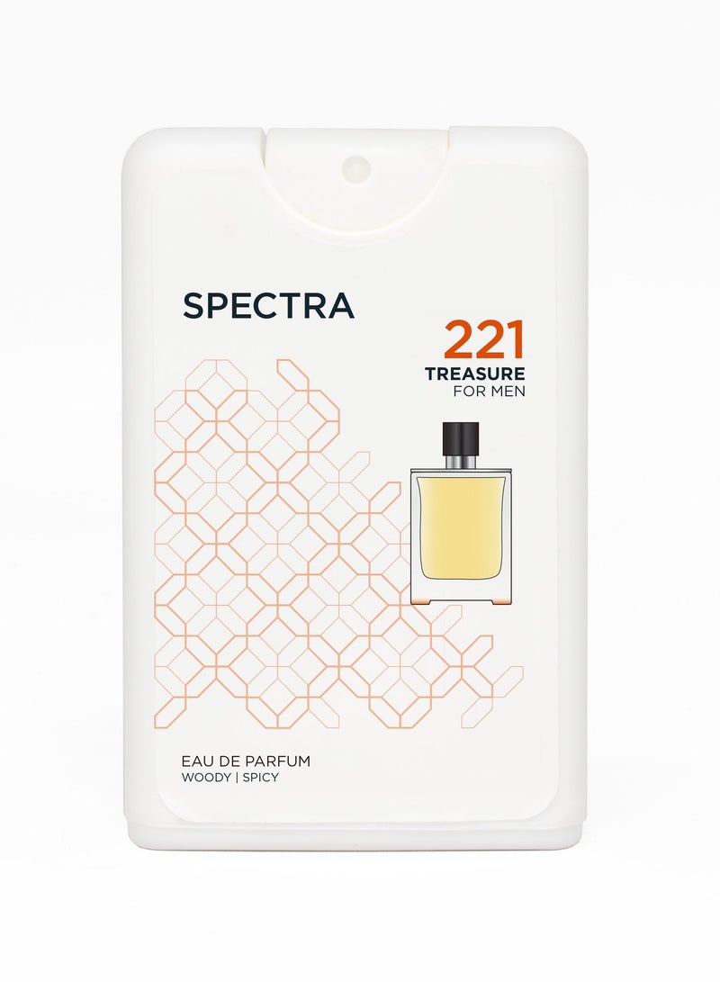 سبكترا بوكيت 221 عطر تريجر او دي بارفيوم للرجال - 18مل - Image 2