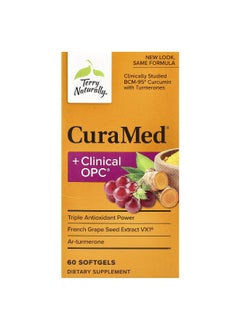 Terry Naturally Terry Naturally, CuraMed + Clinical OPC, 60 Softgels  - Image 1
