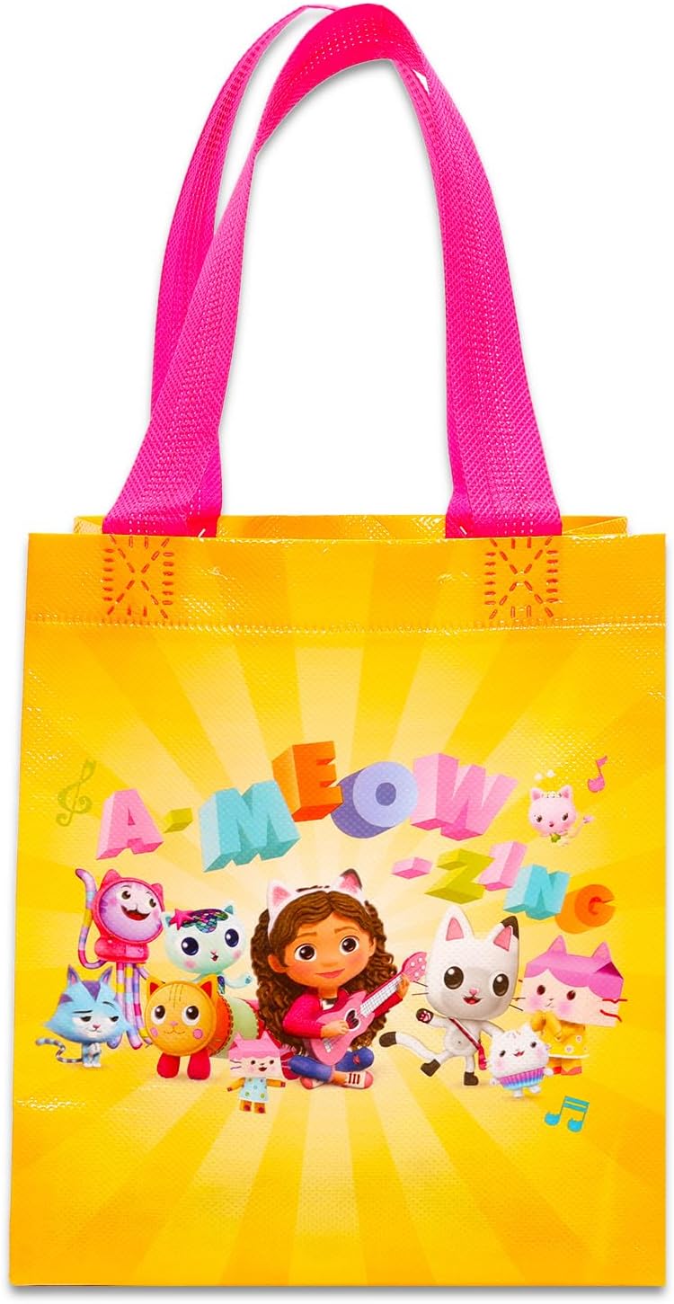 DreamWorks Gabbys Dollhouse Party Favor Bag Set  24 Pack of 8 Gabby Party Goodie Bags for Kids Bulk Reusable Totes  Gabbys Dollhouse Birthday Party Supplies - Image 2