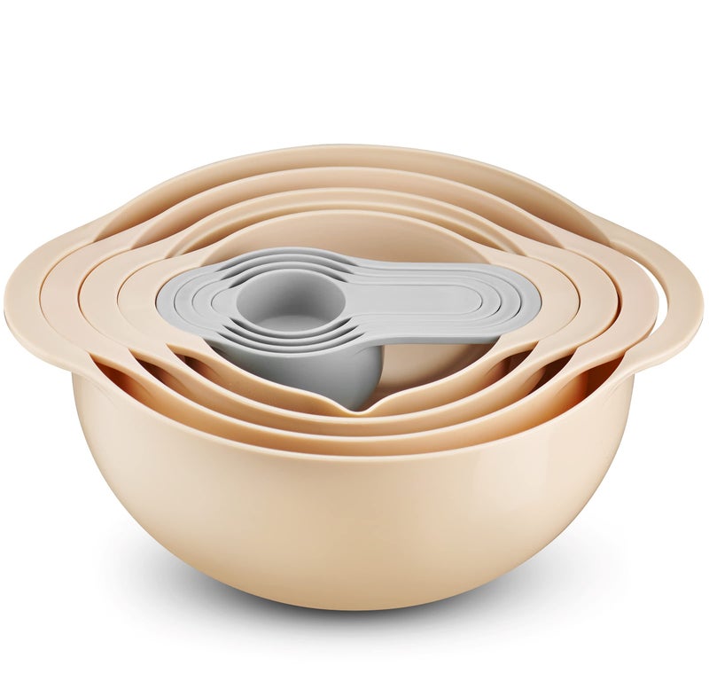 Table Concept Mixing Bowls Set with Measuring Cups and Spoons Set, Sieve Sifter Colander Strainer, Food Storage Bowls - 8 Piece Kitchen Accessories Set - Image 1