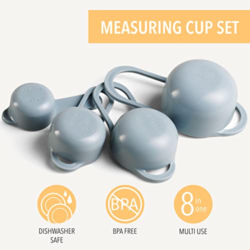 Table Concept Mixing Bowls Set with Measuring Cups and Spoons Set, Sieve Sifter Colander Strainer, Food Storage Bowls - 8 Piece Kitchen Accessories Set - Image 4
