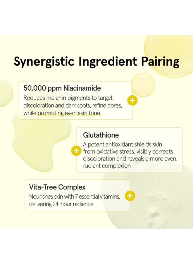 ONE THING Niacinamide Glutathione Serum (1.69 fl.oz / 50ml), Korean Skincare, Hydrating and Soothing serum for face - Image 3