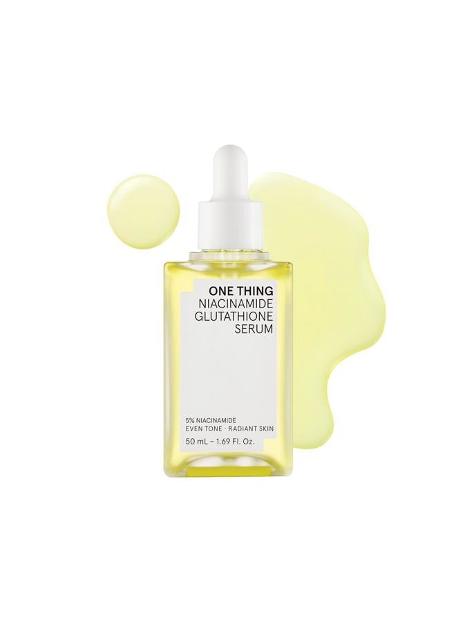 ONE THING Niacinamide Glutathione Serum (1.69 fl.oz / 50ml), Korean Skincare, Hydrating and Soothing serum for face - Image 1