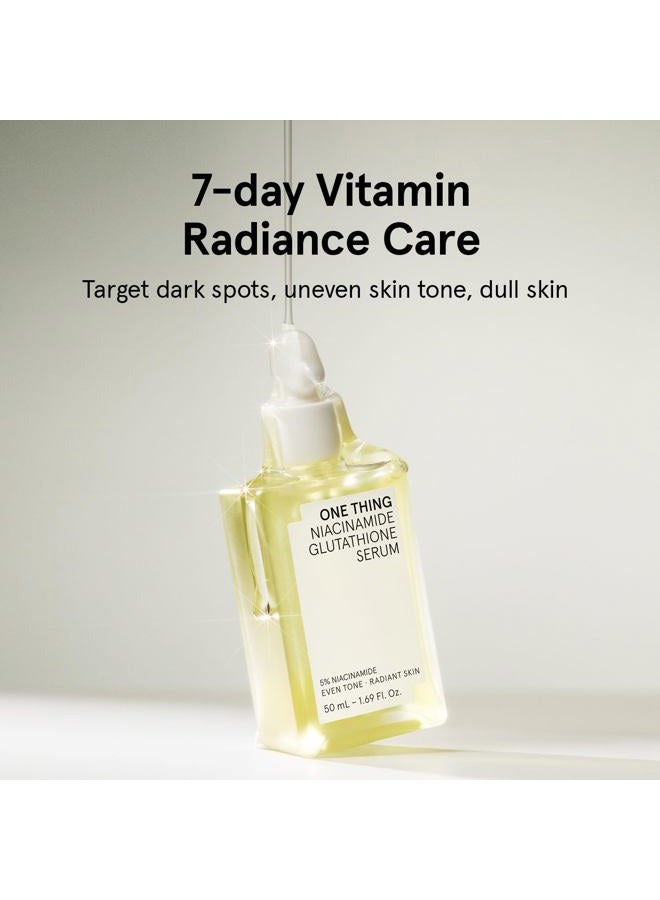 ONE THING Niacinamide Glutathione Serum (1.69 fl.oz / 50ml), Korean Skincare, Hydrating and Soothing serum for face - Image 2