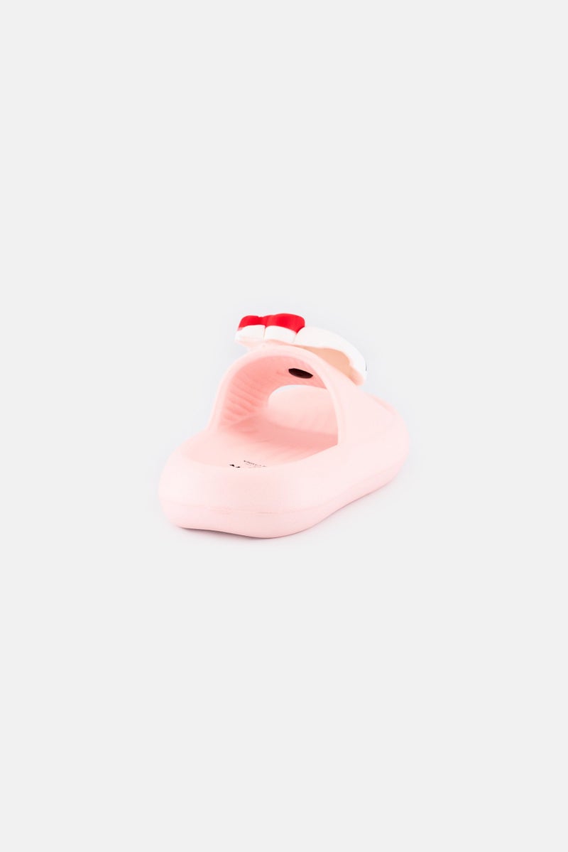Hello Kitty Toddlers Girl Slip On Slippers, Pink  - Image 2